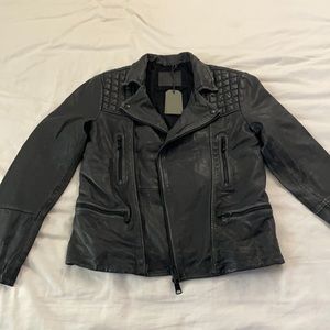 Allsaints Cargo Leather Jacket